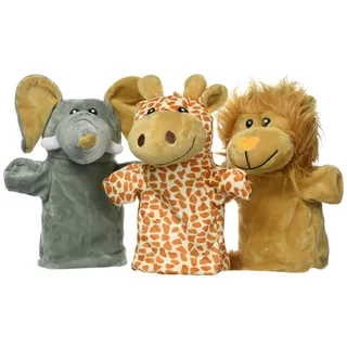 GoKi Handpuppen Wilde Tiere (3er Set)