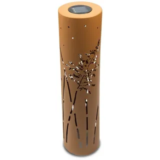 UNUS GARDEN LED Solarleuchte Solarlampe, wetterfest, Stimmungsvolles Licht, ideal für Außenbereich braun