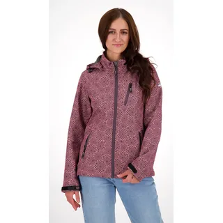 DEPROC activ Deproc Active Damen Softshelljacke mit abnehmbarer Kapuze Übergangsjacke Windbreaker SHELBY PEAK