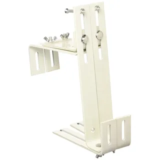 Siena Garden Blumenkastenhalter Gigant, 3-fach verstellbar, weiß, 1 Stück, 678241