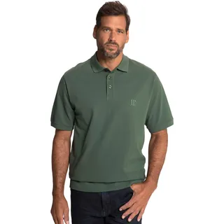 JP 1880 Herren große Größen Übergrößen Menswear L-8XL Poloshirt, Basic, Bauchfit, Piqué, XXL bis 10XL trübes grün 6XL, 712617