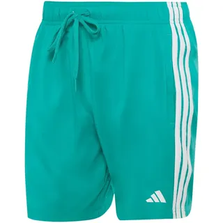 adidas 3-Stripes Badeshorts Equipment Green/White M