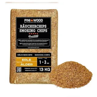 PINI Räucherchips 1-3 mm Erle 13 kg