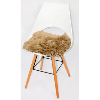 Heitmann-Felle Stuhlkissen Lamm 44 x 44 cm Braun