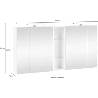 Schildmeyer Duo 141,6 cm weiß