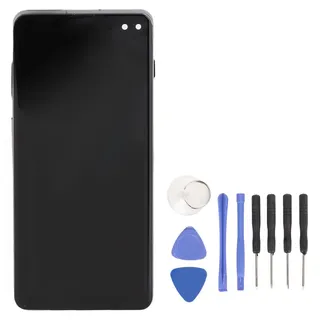 gadget troops 6,4-Zoll-Telefonbildschirm-Ersatz für S10 Plus LCD-Display-Digitizer-Touch-Montage-Reparatursatz SM G975F G975U G975W G975A Schwarz