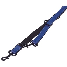 Nobby Führleine Classic Reflect SOFT, blau / schwarz L: 200 cm, B: 10 mm, 1 Stück