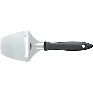 Fiskars Käsehobel mit rostfreier Stahlklinge, Kunststoff/Edelstahl, Länge: 21,5 cm, Essential, Schwarz/Silber, 1065587