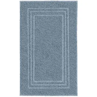 Kleine Wolke Frottiervorleger Lodge, 50x 80 cm Stahlblau