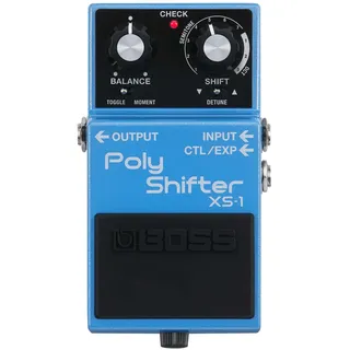 BOSS XS-1, Erstklassige Pitch-Shifting-Qualität auf Basis neuer BOSS Algorithmen