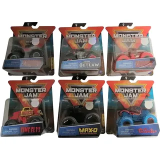 Monster Jam , offizieller Grave Digger-Monstertruck, Druckguss-Fahrzeug im Maßstab 1:64, Legacy Trucks-Serie, Monstertruck, 3 Jahr(e), Metall, Mehrfarbig