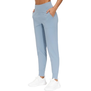 THE GYM PEOPLE Jogginghose Damen Sporthose Lang Yoga Hosen Leichte Sportleggings High Waist Freizeithose für Fitness, Wandern, Laufen