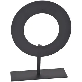 Loft42 Ornament Joris Schwarz , Metall , 35x35x7 cm , Dekoration, Dekofiguren & Skulpturen, Skulpturen