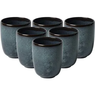 Villeroy & Boch Kaffeetasse 0,4 l Grau 6 St.