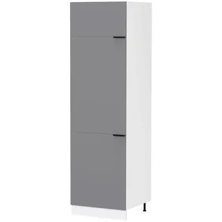 VCM Hochschrank Geschirrschrank 60 x 57 x 207 cm Anthrazit