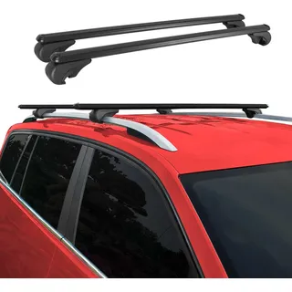 Dachträger Dachgepäckträger für VW Touran 2003-2023 Auminium Schwarz