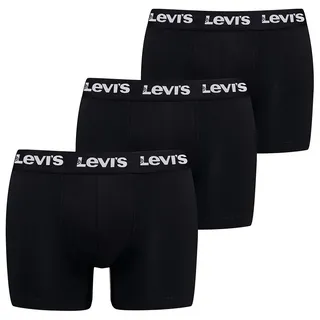Levi ́s Underwear Repeat Logo Brief Boxershorts 3 Einheiten - Black - M