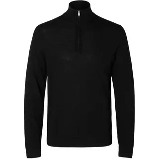SELECTED HOMME Male Half-Zip Pullover 100% Merinowoll