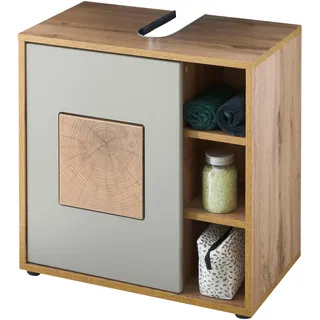 BASIC by Balculina Waschbeckenunterschrank »Este« 1 Stk. tlg. 60 cm Breite, grau