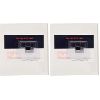 Casio IR-40/10 (schwarz) Farbwalze schwarz für HR-8xxx (Packung mit 2)