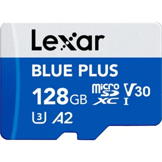 Mikro SD Speicherkarte mit Adapter Lexar LMSBLPL128G-BNANG 128 GB