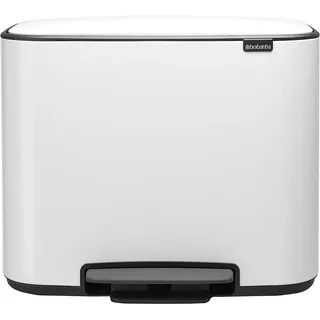 Brabantia Bo Treteimer 3 x 11 l Weiß