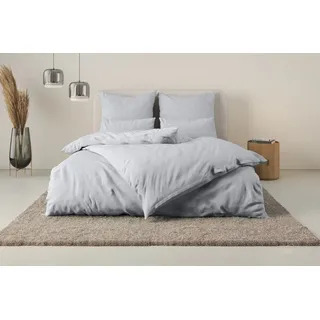 OTTO home Luisa Perkal Grau 135 x 200 cm + 40 x 80 cm