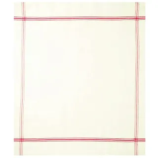 Coucke Winkler Geschirrtuch, einfarbig, aus Leinen, Etamine, Nicht verwendbar, da es dem Wert T76-120-7014902-012-CKE Marmeladengitter widerspricht, Farbe: Rot, Leinen, 73 x 83 cm