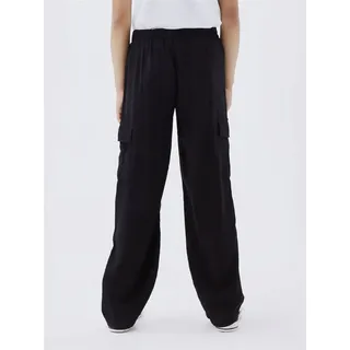 NAME IT Mädchen NKFBELLA ST TWI Cargo Hose 'Bella' - Schwarz - 164