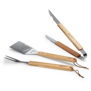 Volkswagen 7E9069607 Grillbesteck Holz Edelstahl Grill Cutlery, Heritage Kollektion