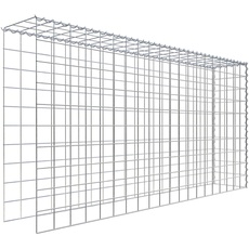 Bild Gabione, silbergrau, Maschenweite 10 cm x 10 cm