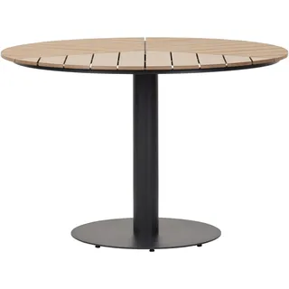 Schou Gartentisch Ø 113 x 70 cm Schwarz