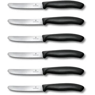 Victorinox Swiss Classic Messerset 6-tlg. 11 cm Schwarz