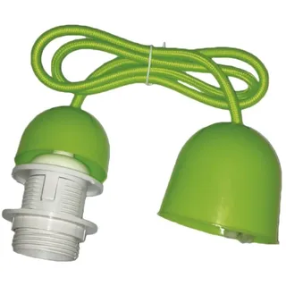 E27 Lampenfassung, 1 m lang, grün, ideal für einen modernen und eleganten Touch in Ihren Räumen und perfekt für Ihre Lampen.