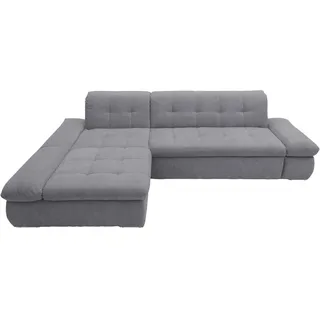 Mid.you Ecksofa , Dunkelgrau , Metall , Uni , L-Form , 300x172 cm , Made in EU, FSC Mix , Wohnzimmer, Sofas & Couches, Wohnlandschaften, Ecksofas