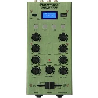 Omnitronic GNOME-202P Mini-Mixer grün