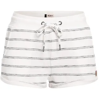Roxy Perfect Wave Kurze Hose - Snow White Horiz Will Stripes - M
