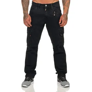 Timezone Herren Regular BenTZ Hose,per Pack Schwarz (Caviar Black 9151),W33/L32(Herstellergröße:33/32)