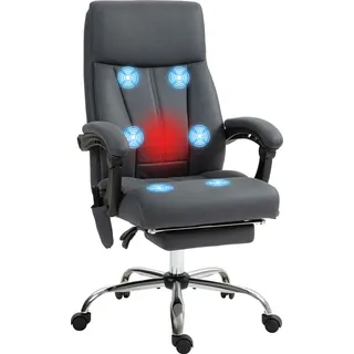 Vinsetto Bürostuhl Dunkelgrau