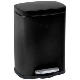 WENKO Kosmetikeimer »Leno« 5 Liter, BxTxH: 21,5x29,5x19 cm, schwarz