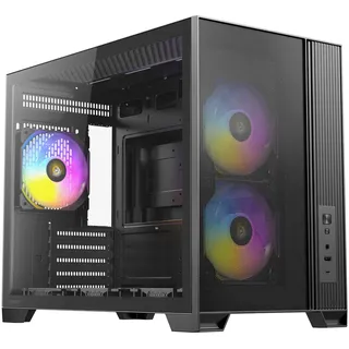 Antec FLUX M ATX/Micro-ATX/ITX Midi Tower PC Gehäuse schwarz