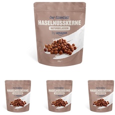 by Amazon Haselnusskerne, Ungesalzene, 200g (1er-Pack) (Packung mit 4)
