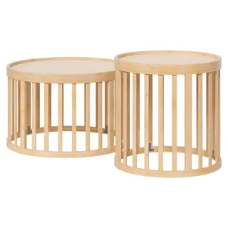 Couchtisch-Set Vicco Enara Bambus/Bambus x cm mit 2 Teilen, Model 59859 - Braun