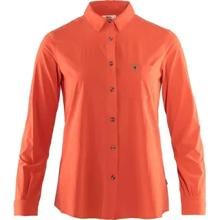 Fjällräven Damen Övik Lite Shirt Ls W Unterhemd, Eberesche, Rot, XL EU