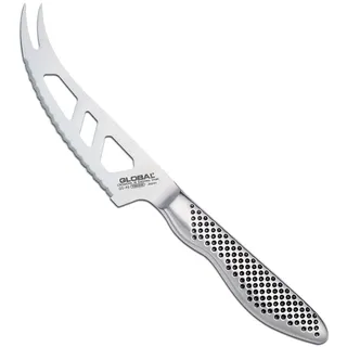 Global Knives GS-95 Jakobsmuschel-/Wellenschliff-Käsemesser mit 10,5 cm Klinge, 18 Edelstahl