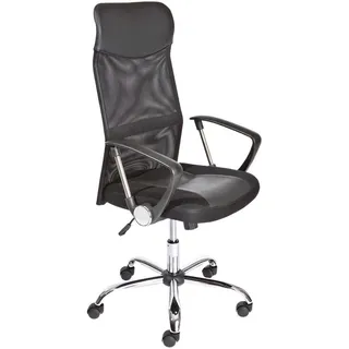 MID.YOU Jugenddrehstuhl Kunststoff Schwarz