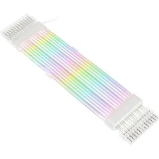 Kolink UR-24PIN-ARGB Strom Anschlusskabel 24 cm Weiß/Transparent