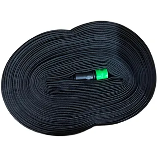 Relaxdays Tropfschlauch 20 m schwarz