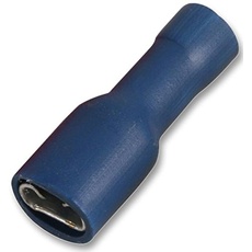 Pro Power STFDFD1-250 Quetschklemme, weiblich, 16 Am, 4,8 mm, Blau, 100 Stück
