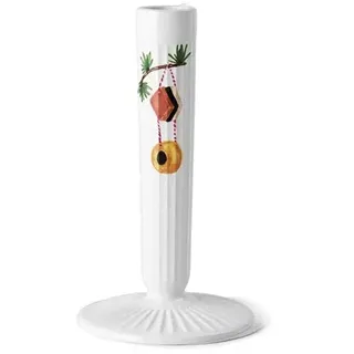 KÄhler Hammershi Christmas H16 Cm Kerzenhalter - White / Multicolor - One Size